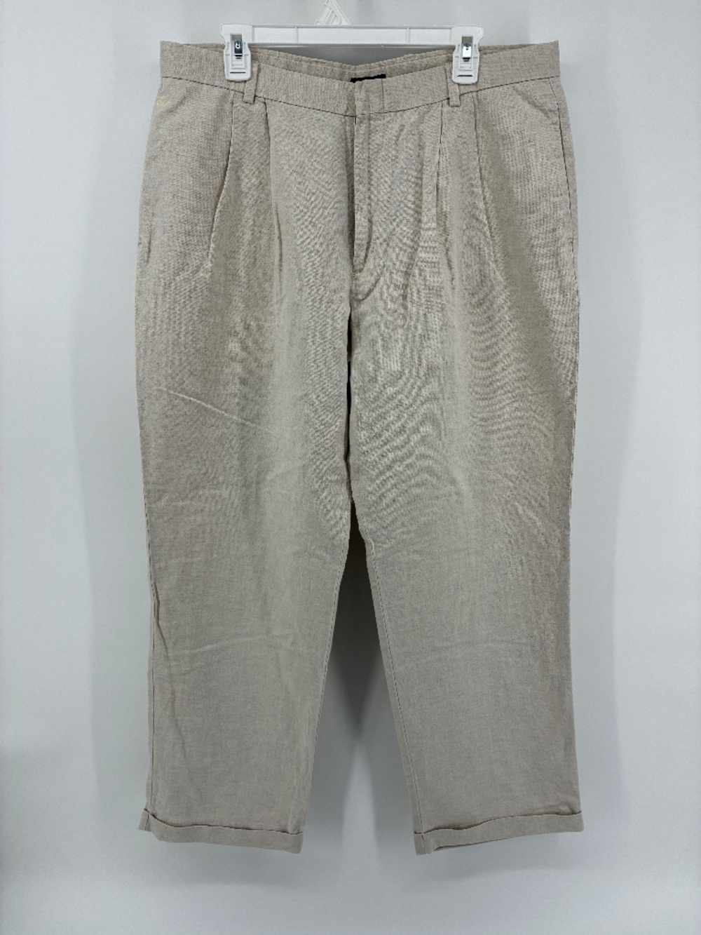 Dockers Men's Cream Linen Blend Pants SIZE 38x30